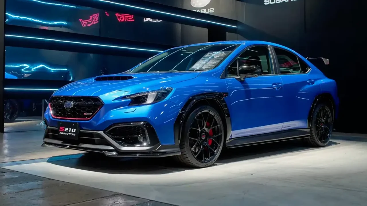 스바루, 고성능 'WRX S210 STI' 공개... 500대 한정판