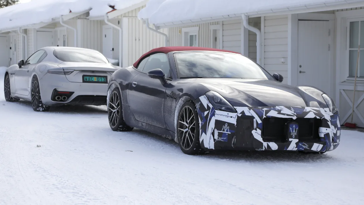 V6 그대로, 출력은 더?…마세라티 그란투리스모 부분변경 테스트 포착